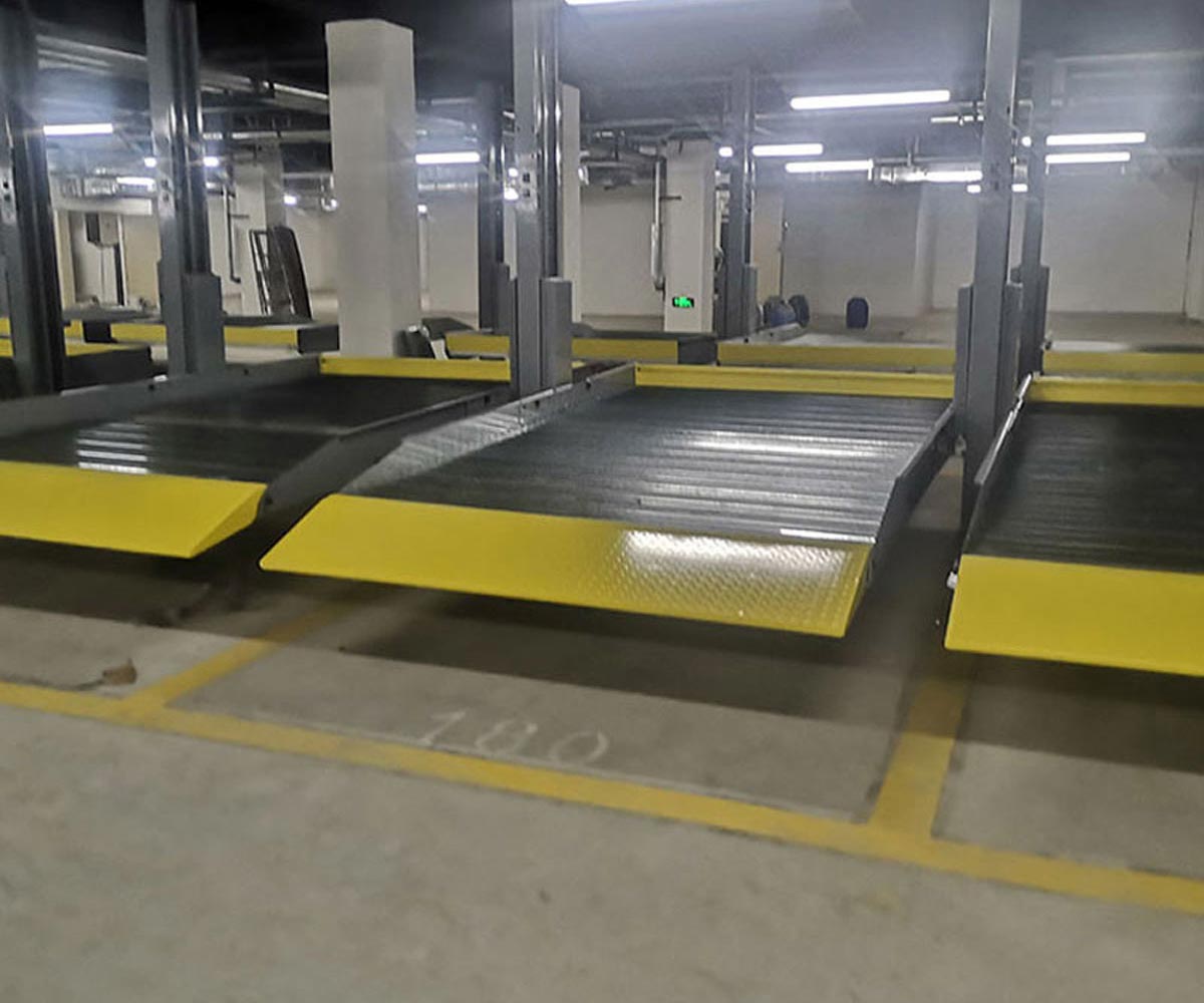 敦煌兩層升降式機械式停車設備租賃