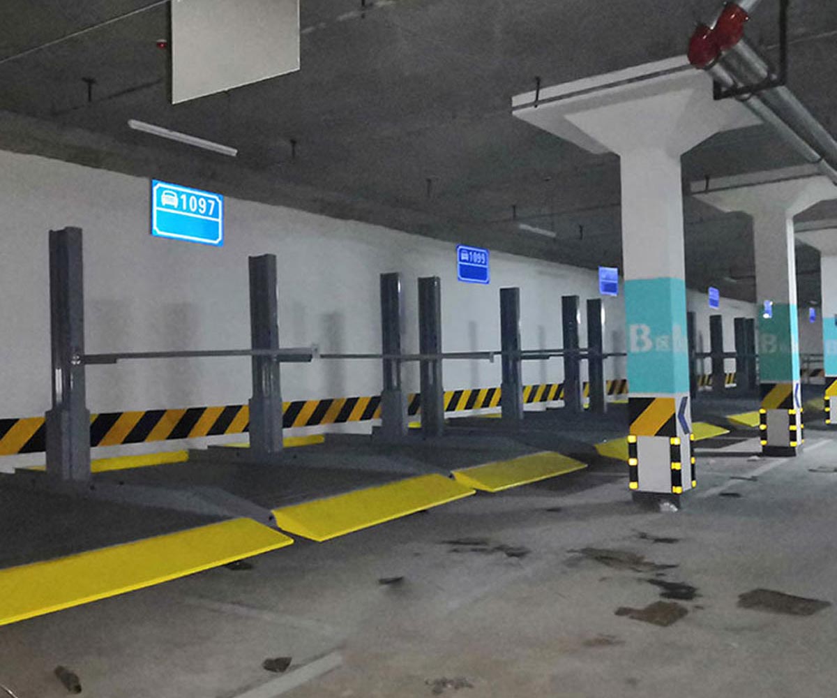 敦煌地下室簡易式立體停車位過驗收
