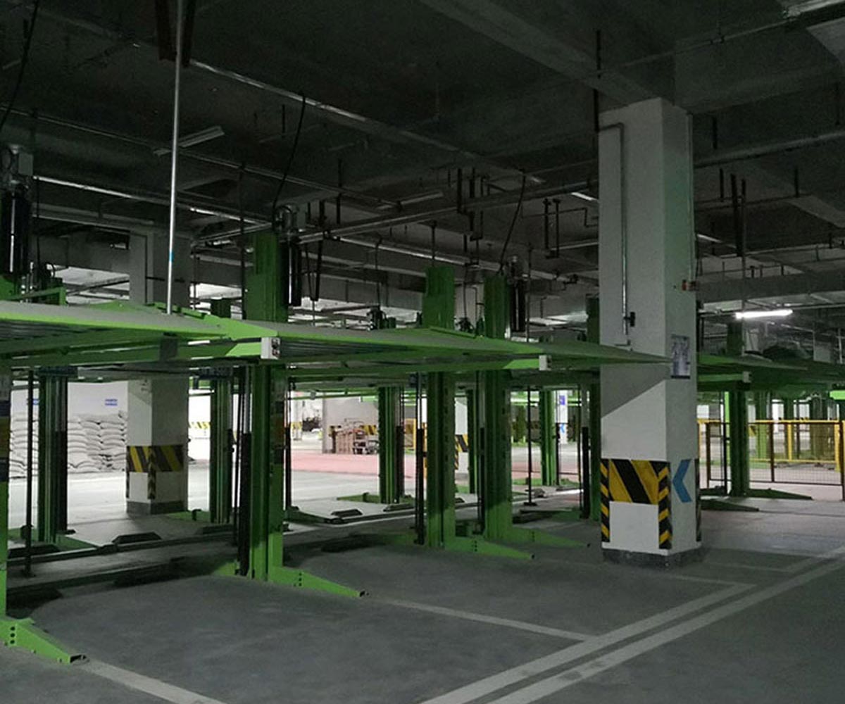 二層簡易升降機械停車設備回收