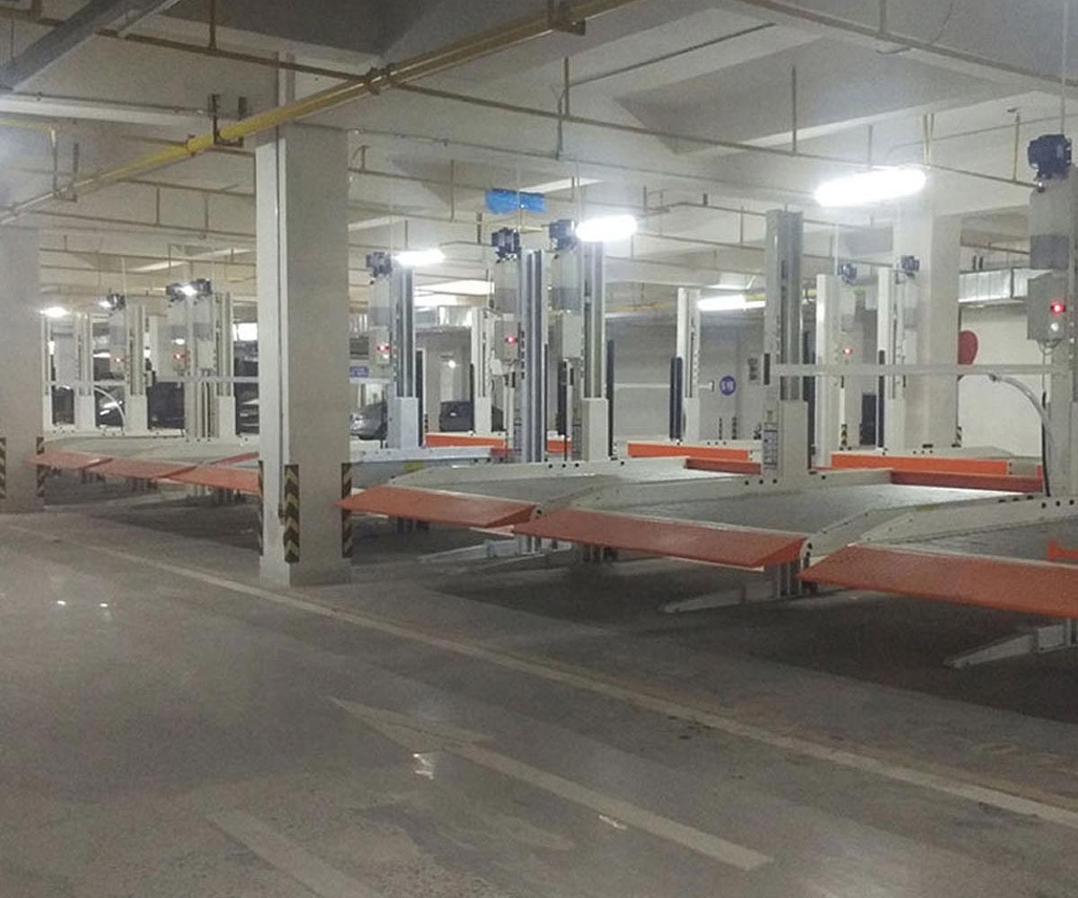 重慶兩層升降橫移式機械立體車庫出租