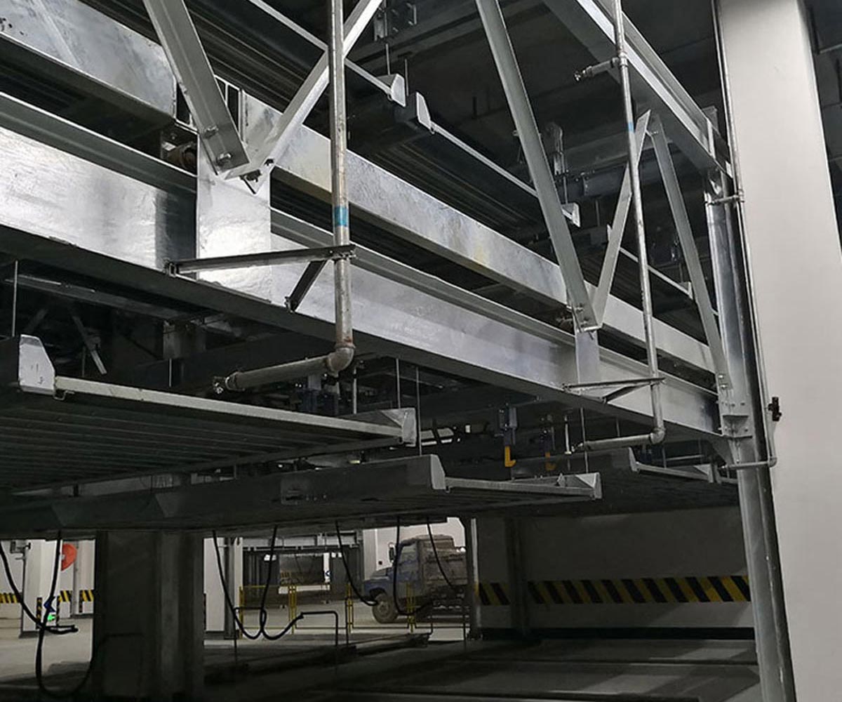 渭源兩層升降式機(jī)械式立體車庫安裝