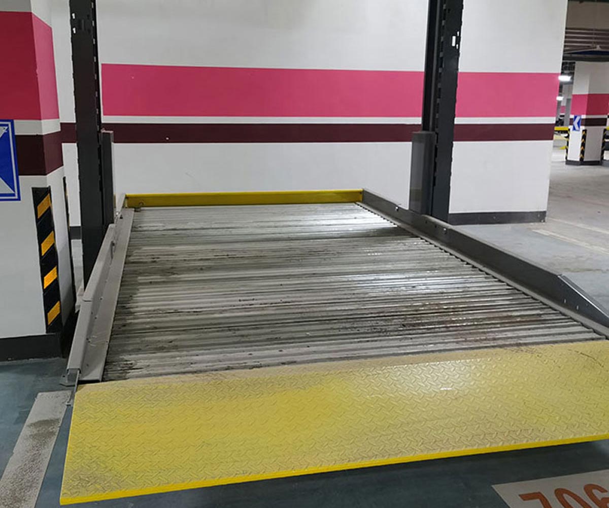 天祝雙層升降橫移停車庫回收