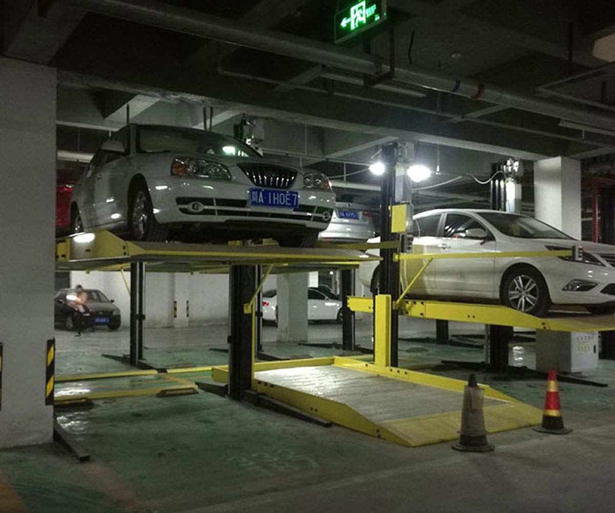 成縣四柱式機械車位回收