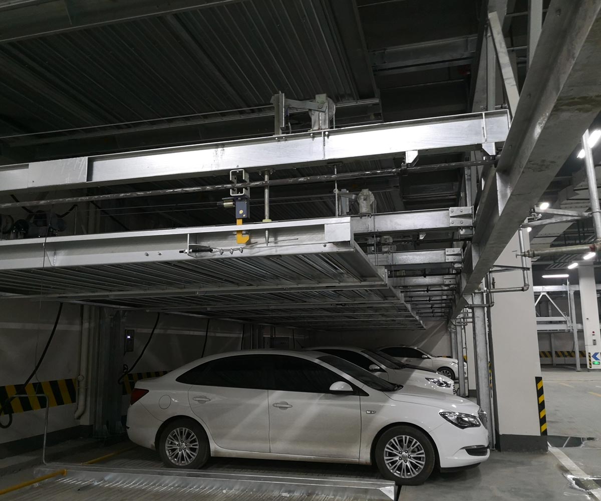 成縣二層升降機械停車場