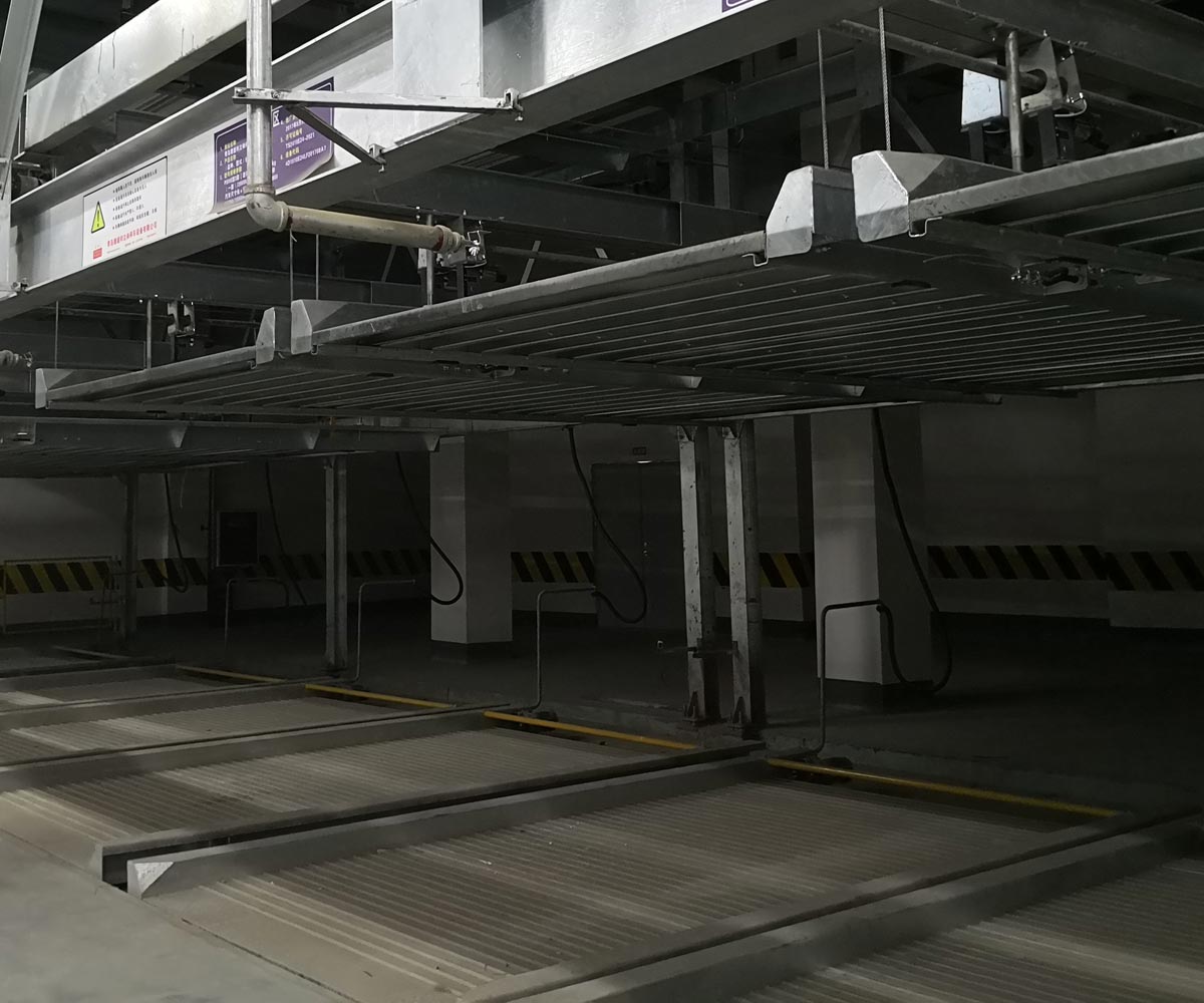 永登兩層升降橫移式機械立體停車設備